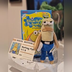 Bikini Boytom Buddies Spongebob SquarePants Keychain - Working Fish